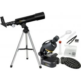 Мікроскоп National Geographic Junior 40x-640x + Телескоп 50/360 з кейсом (9118200/12269)