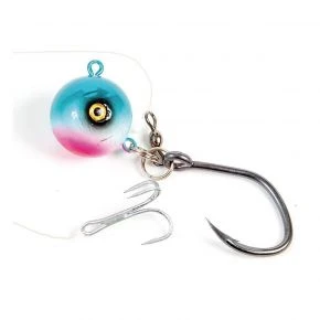 Морський монтаж Fladen Deadbait Halibut Rig 400g Blue/Pearl/Pink (17-3340003)