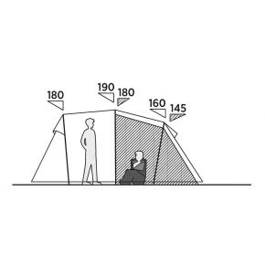 Намет п'ятимісний Easy Camp Hidra 5 (120491)