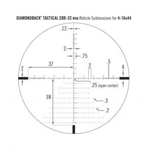 Приціл оптичний Vortex Diamondback Tactical FFP 4-16x44 EBR-2C MOA DBK-10026 (929057)
