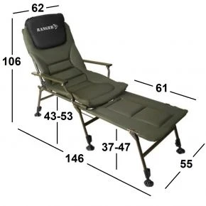Крісло-ліжко коропове Ranger Carp SL-112 (RA2251)