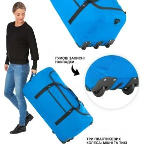 Сумка дорожня на колесах TravelZ Wheelbag 100 Liter Blue (603093)