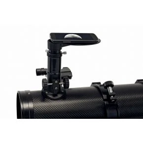Телескоп Bresser Pluto II 114/500 EQ3 Carbon з сонячним фільтром та адаптером для смартфона (4614500)