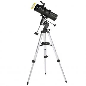 Телескоп Bresser Pluto II 114/500 EQ3 Carbon з сонячним фільтром та адаптером для смартфона (4614500)