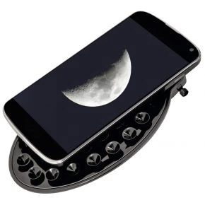 Телескоп Bresser Pluto II 114/500 EQ3 Carbon з сонячним фільтром та адаптером для смартфона (4614500)