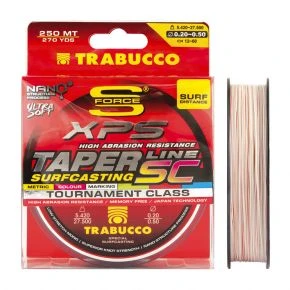 Волосінь S-Force Taper Line Sc 250 м 0.23/0.57 мм 6.95-32.50 кг (053-76-230)