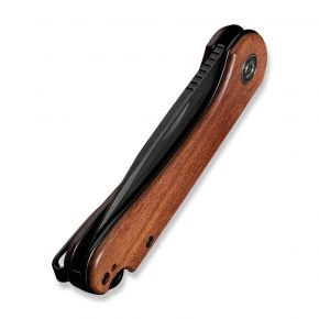 Складаний ніж Civivi Elementum Slip Joint, клинок 75 мм, 14C28N, дерево Guibourtia, коричневий із чорним клинком (C18062AJ-3)
