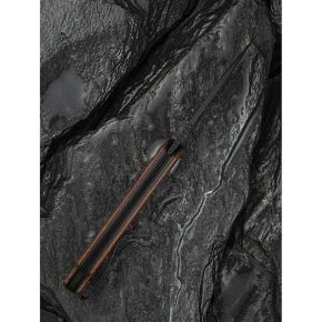 Складаний ніж Civivi Elementum Slip Joint, клинок 75 мм, 14C28N, дерево Guibourtia, коричневий із чорним клинком (C18062AJ-3)
