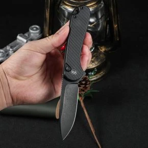 Складаний ніж Civivi Elementum II, клинок 75,1 мм, Nitro-V, G10, чорний (C18062P-1)
