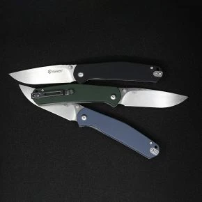 Складаний ніж Ganzo G6804, клинок 89 мм, 8Cr14, G10, чорний (G6804-BK)