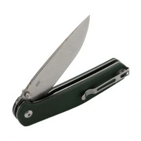 Складаний ніж Ganzo G6804, клинок 89 мм, 8Cr14, G10, зелений (G6804-GR)