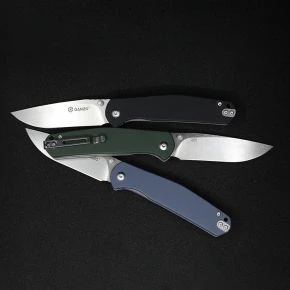Складаний ніж Ganzo G6804, клинок 89 мм, 8Cr14, G10, зелений (G6804-GR)