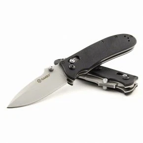 Складаний ніж Ganzo G704, клинок 85 мм, 440C, G10, чорний (G704)