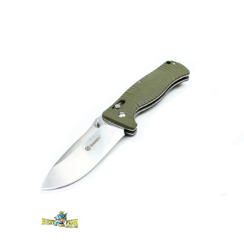 Складаний ніж Ganzo G720, клинок 90 мм, 440C, G10, зелений (G720-G) Складаний ніж Ganzo G720, клинок 90 мм, 440C, G10, зелений (G720-G)