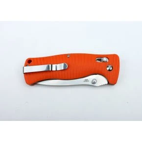 Складаний ніж Ganzo G720, клинок 90 мм, 440C, G10, помаранчевий (G720-O)
