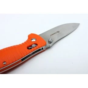 Складаний ніж Ganzo G720, клинок 90 мм, 440C, G10, помаранчевий (G720-O)