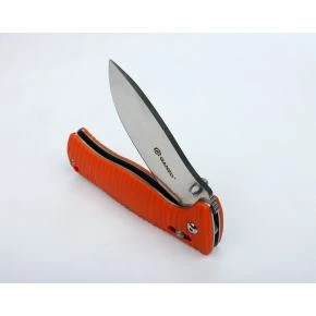 Складаний ніж Ganzo G720, клинок 90 мм, 440C, G10, помаранчевий (G720-O)