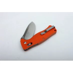 Складаний ніж Ganzo G720, клинок 90 мм, 440C, G10, помаранчевий (G720-O)