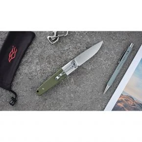 Складаний ніж Ganzo G7211, клинок 85 мм, 440C, G10, зелений (G7211-GR)