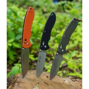 Складаний ніж Ganzo G740, клинок 95 мм, 440C, G10, чорний (G740-BK)