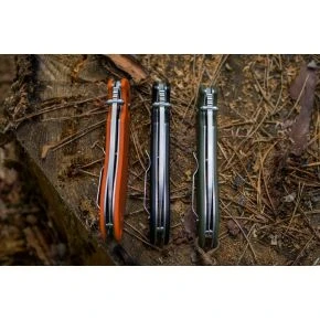 Складаний ніж Ganzo G740, клинок 95 мм, 440C, G10, чорний (G740-BK)