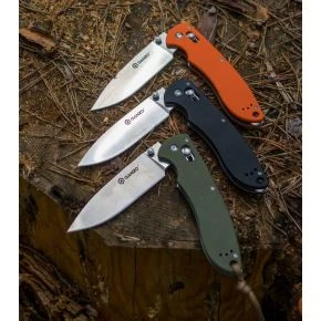 Складаний ніж Ganzo G740, клинок 95 мм, 440C, G10, чорний (G740-BK)