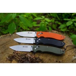 Складаний ніж Ganzo G740, клинок 95 мм, 440C, G10, зелений (G740-GR)
