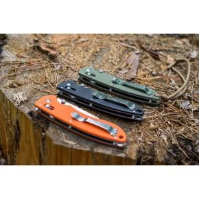 Складаний ніж Ganzo G740, клинок 95 мм, 440C, G10, зелений (G740-GR)