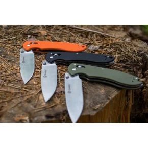 Складаний ніж Ganzo G740, клинок 95 мм, 440C, G10, зелений (G740-GR)