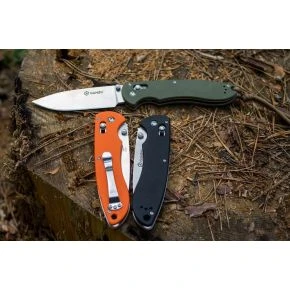 Складаний ніж Ganzo G740, клинок 95 мм, 440C, G10, зелений (G740-GR)