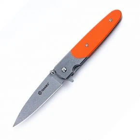 Складаний ніж Ganzo G743-2, клинок 87 мм, 440C, G10, помаранчевий (G743-2-OR)