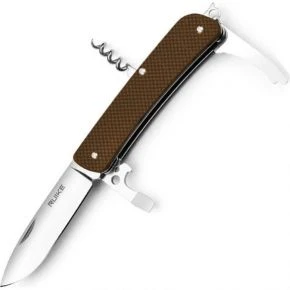 Складаний ніж Ruike Criterion L21, клинок 85 мм, Sandvik 12C27, G10, коричневий (L21-N)