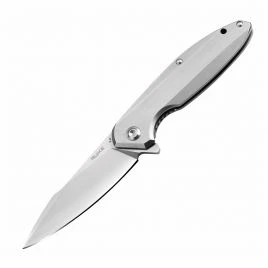 Складаний ніж Ruike P128-SF, клинок 93 мм, 14C28N, сталь 3Cr14N, сірий (P128-SF)