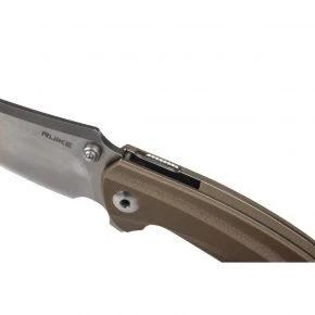 Складаний ніж Ruike P155, клинок 90 мм, 14C28N, G10, пісочний (P155-W) Складаний ніж Ruike P155, клинок 90 мм, 14C28N, G10, пісочний (P155-W)