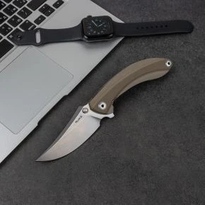 Складаний ніж Ruike P155, клинок 90 мм, 14C28N, G10, пісочний (P155-W) Складаний ніж Ruike P155, клинок 90 мм, 14C28N, G10, пісочний (P155-W)