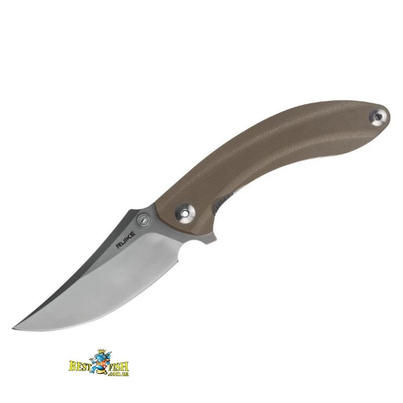 Складаний ніж Ruike P155, клинок 90 мм, 14C28N, G10, пісочний (P155-W) Складаний ніж Ruike P155, клинок 90 мм, 14C28N, G10, пісочний (P155-W)