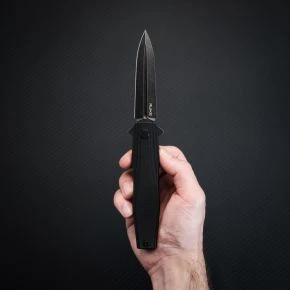 Складаний ніж Ruike P188, клинок 91 мм, D2, G10, чорний (P188-B)