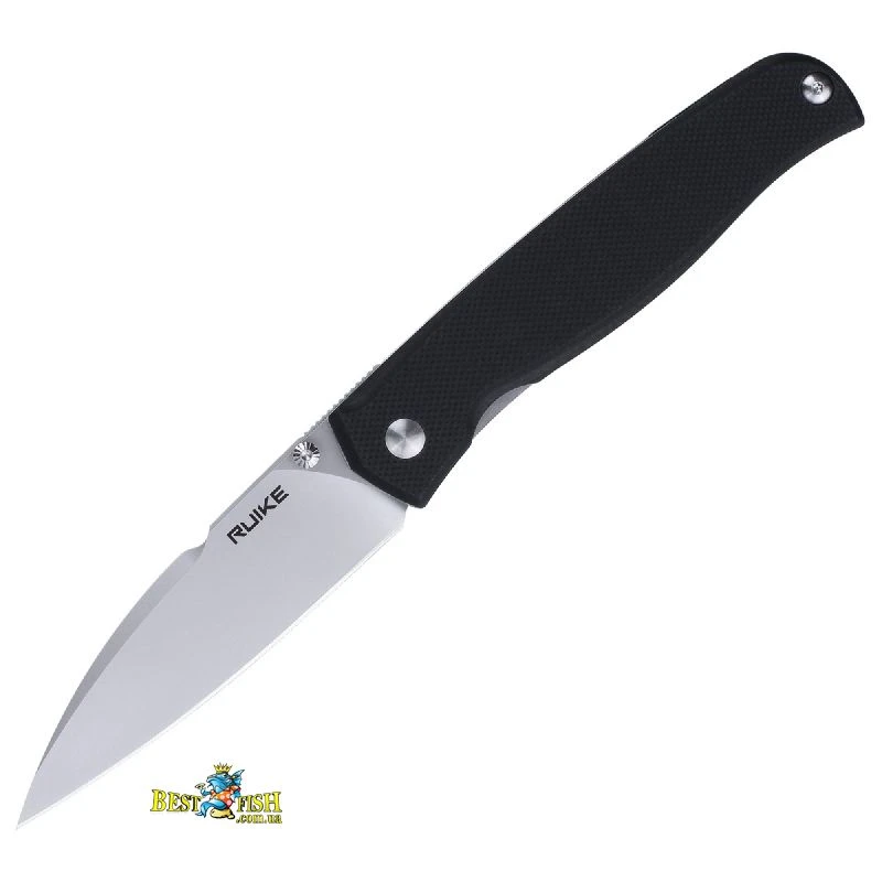 Складаний ніж Ruike P662-B, клинок 74 мм, 14C28N, G10, чорний (P662-B) Складаний ніж Ruike P662-B, клинок 74 мм, 14C28N, G10, чорний (P662-B)