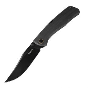Складаний ніж Ruike P882, клинок 85 мм, 12C27, G10, чорний (P882-B)