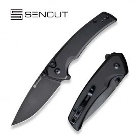 Складаний ніж Sencut Serene, клинок 88 мм, D2, алюміній, чорний (S21022B-1)