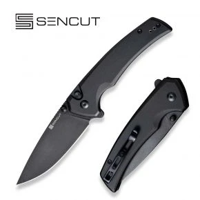 Складаний ніж Sencut Serene, клинок 88 мм, D2, алюміній, чорний (S21022B-1)
