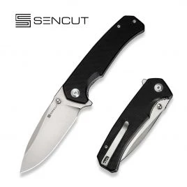 Складаний ніж Sencut Skarnax, клинок 96 мм, 9Cr18MoV, G10, чорний (S24025-1)