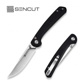 Складаний ніж Sencut Skelfin, клинок 84 мм, 9Cr18MoV, G10, чорний (S25007-2)