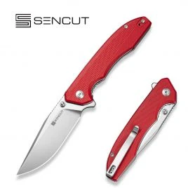 Складаний ніж Sencut Sylor, клинок 85 мм, D2, G10, червоний (S25056-3)