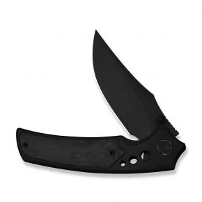 Складаний ніж WE Skynix, клинок 94 мм, Bohler M390, титан і карбон, чорний (WE24087-1)