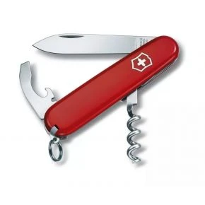 Швейцарський ніж Victorinox Waiter 84 мм, 9 функцій, червоний, у блістері (0.3303.B1)