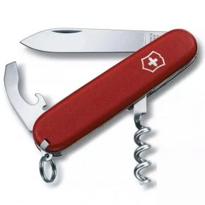 Швейцарський ніж Victorinox Waiter 84 мм, 9 функцій, червоний матовий (0.3303_M0007p)