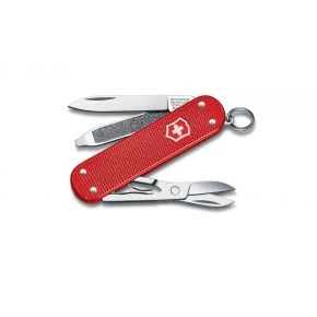 Швейцарський ніж Victorinox Classic SD Alox Sweet Berry 58 мм, 5 функцій, червоний, у подарунковій коробці (0.6221.201G)