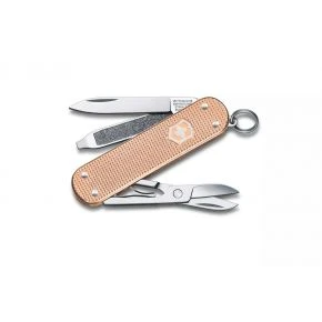 Швейцарський ніж Victorinox Classic SD Alox Fresh Peach 58 мм, 5 функцій, помаранчевий, у подарунковій коробці (0.6221.202G)