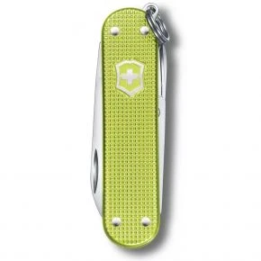 Швейцарський ніж Victorinox Classic SD Alox Lime Twist 58 мм, 5 функцій, зелений, у подарунковій коробці (0.6221.241G)